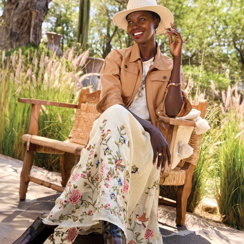 Romance Garden Skirt. Petite